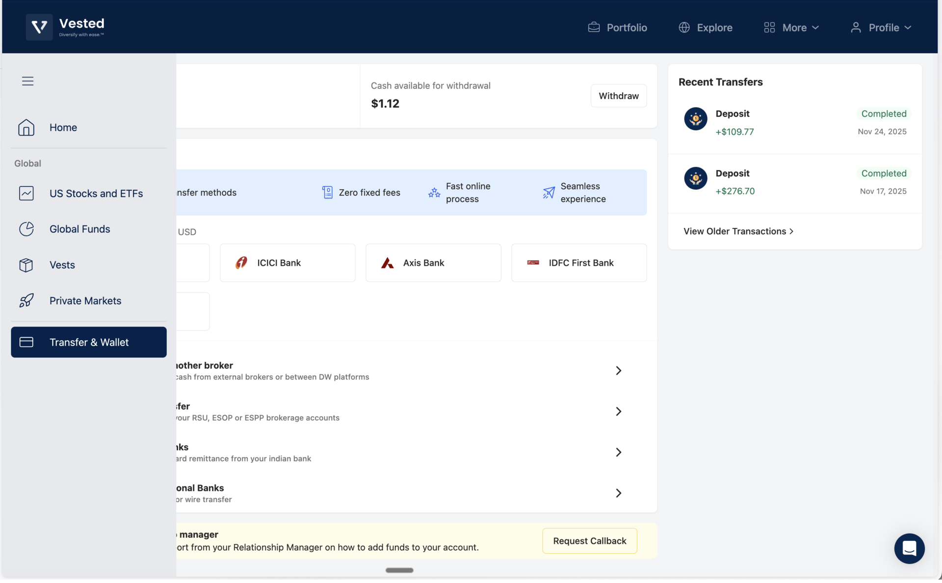 Asset Transfer module